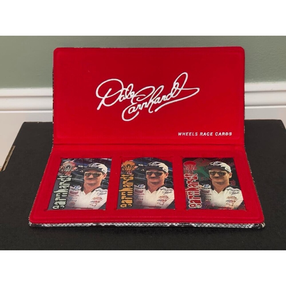 1996 Viper Dale Earnhardt 3 Card Redemption in Snake Skin Folder - READ